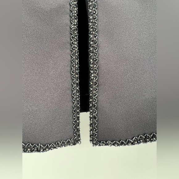 Lands grey bedazzled duster jacket blazer size 16 - Picture 7 of 9
